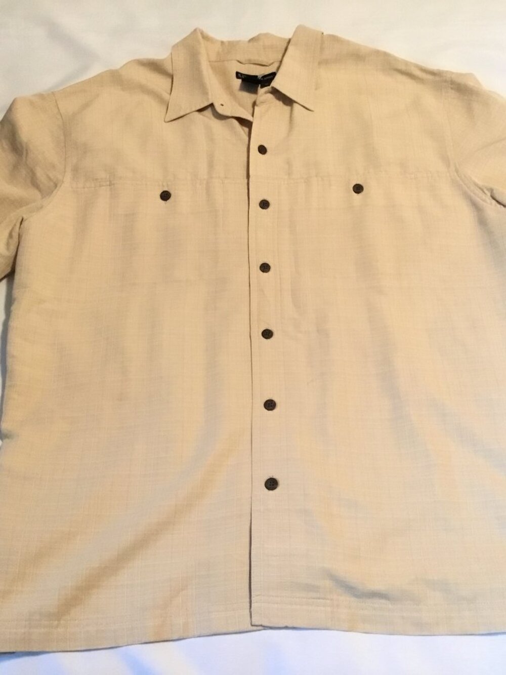 5.11 Tactical Series Men's XL Tan Button/Snap Shirt Conceal Carry Functional